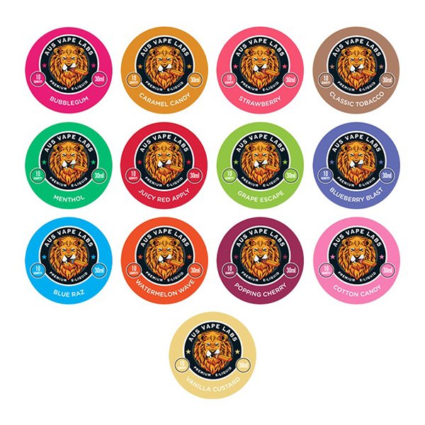 AUS VAPE LABS 30ml E-Liquid Bottle - Image 2